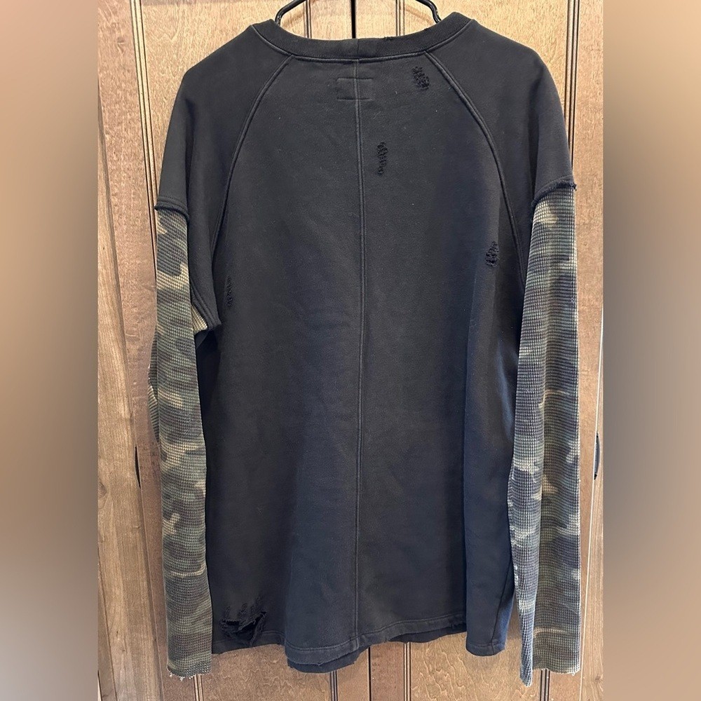 Hudson Jeans “Striker” Crewneck Sweatshirt