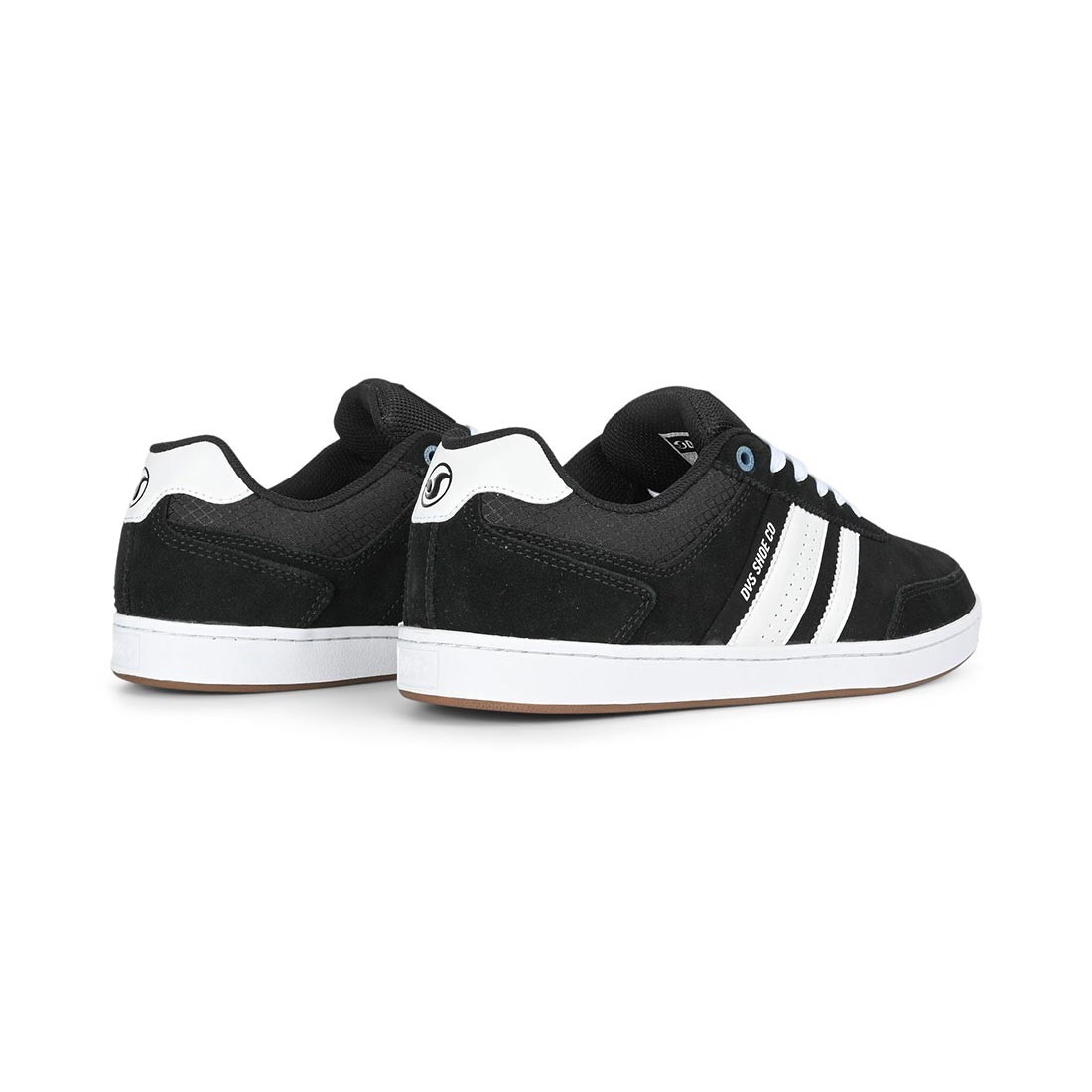 DVS Milan ST Skate Shoes – Black/Black/White
