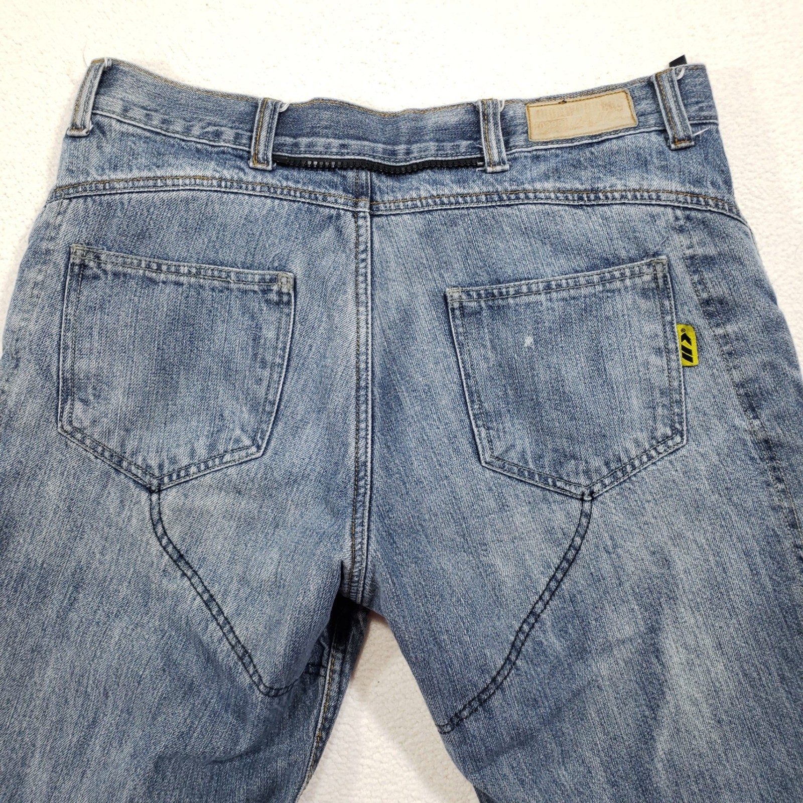 Bilt Iron Workers Jeans Mens 34 Blue Kevlar Reinforced Motorcycle Riding Pants