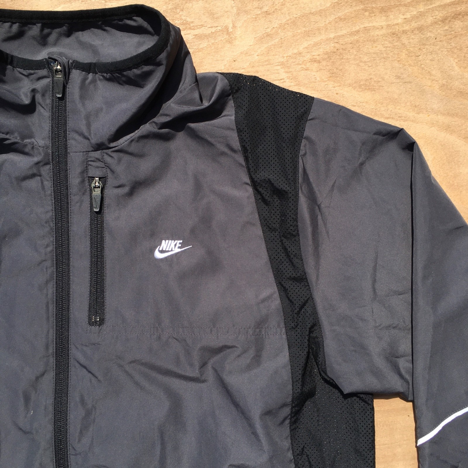 Nike Premier P1 Mens Grey Track Jacket Medium Vintage Y2K Football Top