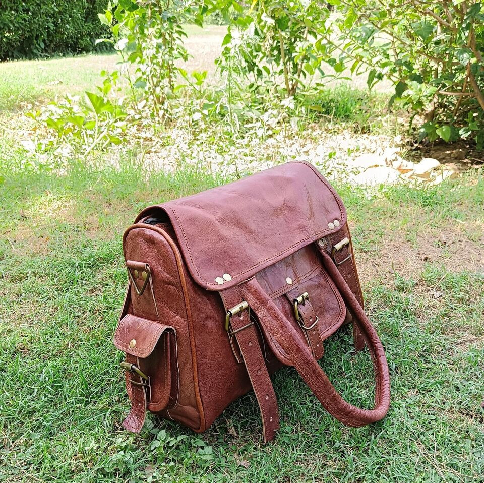 Leather Tote, Everyday use tote bag, Laptop Work Student Bag,Shoulder Bag