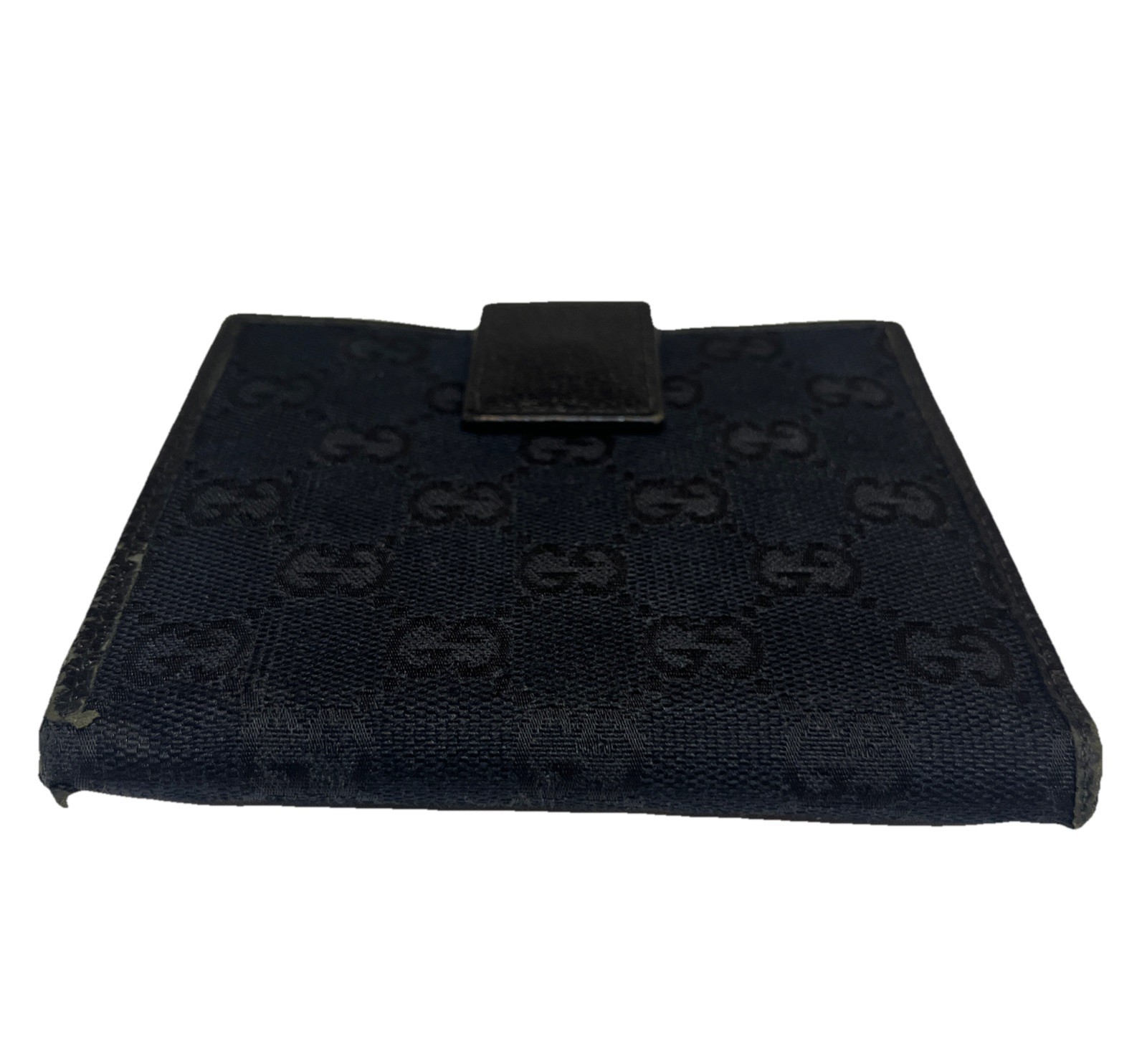 Gucci GG Canvas bifold wallet black