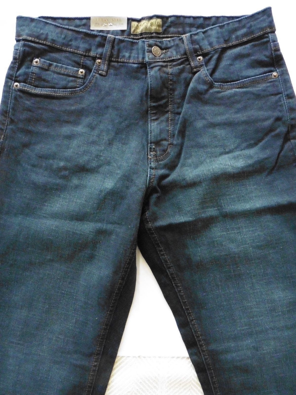 Urban Star men’s jeans – relaxed fit – straight – 34 x 30 – midnight blue – NEW!