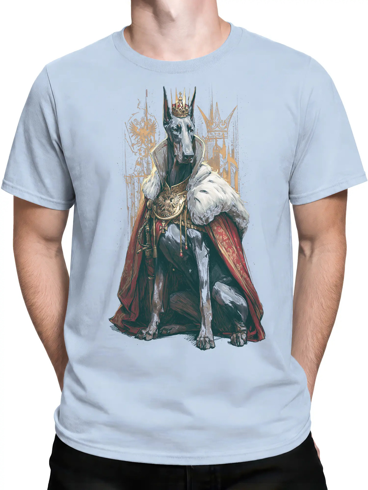 Crowned Regent Doberman T-Shirt | Unisex
