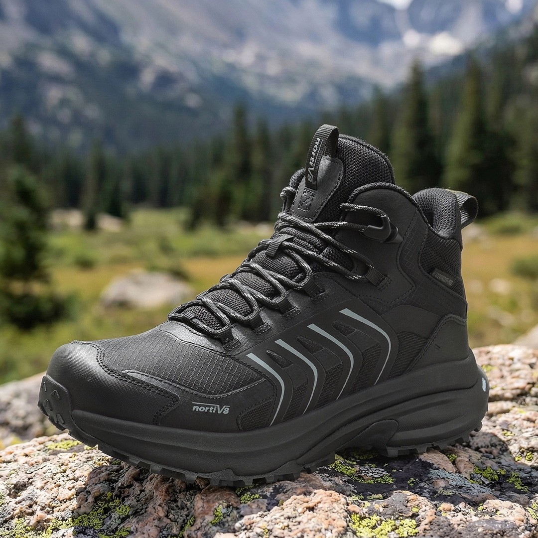 Men’s Waterproof Hiking Boots Lightweight Slip Resistant Outdoor Trekking Boots