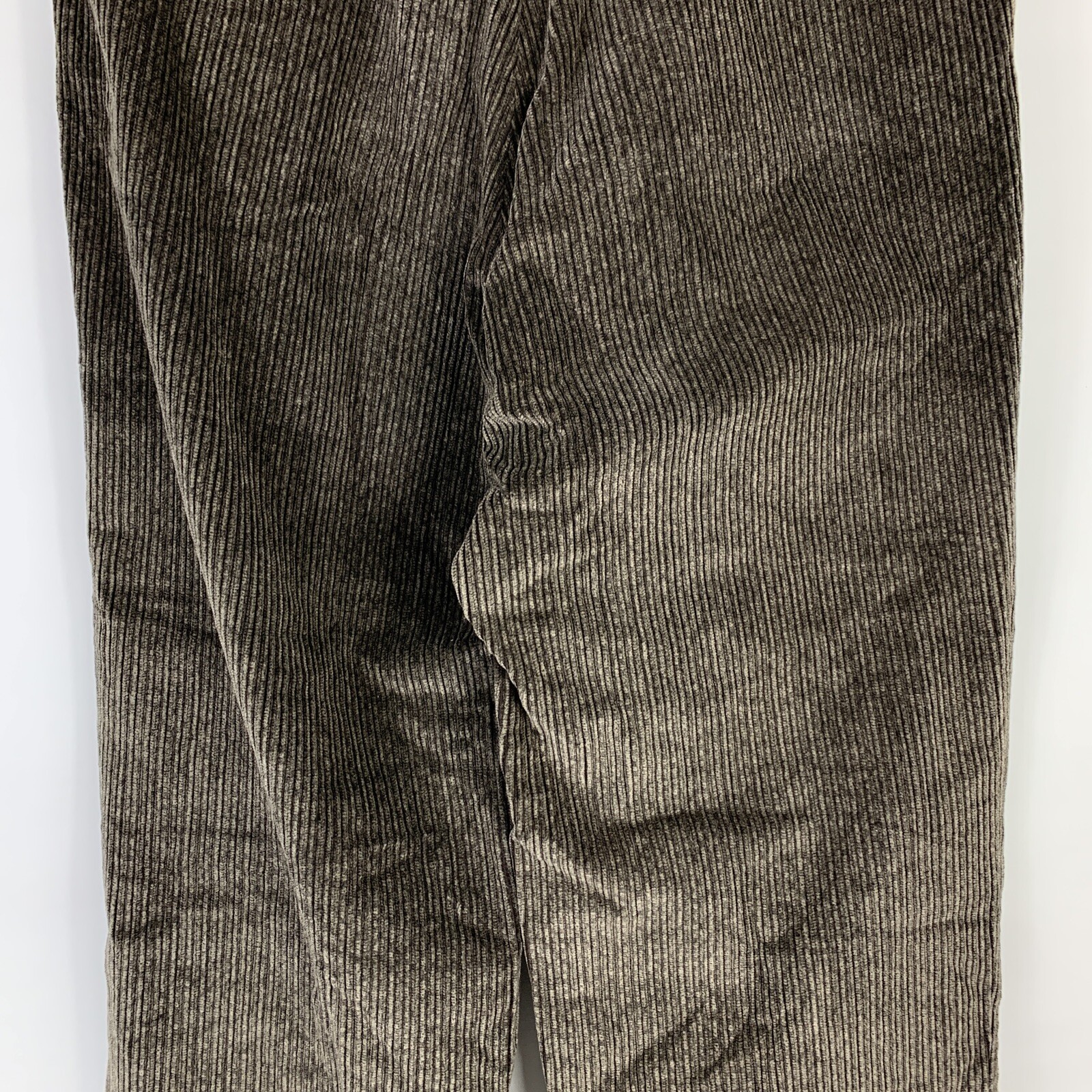 Tom Jones Corporate Image Pants Size 36 Gray Corduroy Tapered Biella Italia