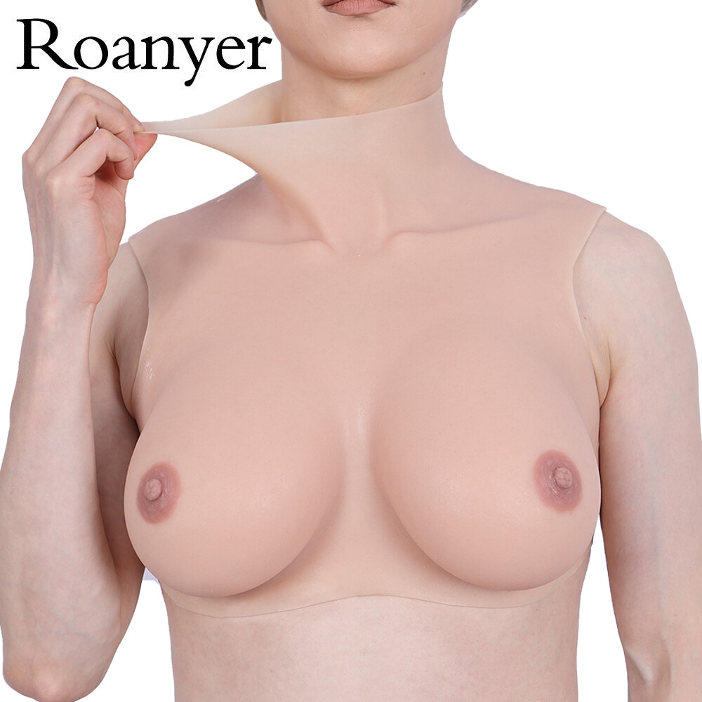 Roanyer Silicone E Cup Breast Form For Crossdresser Drag Queen Cosplay