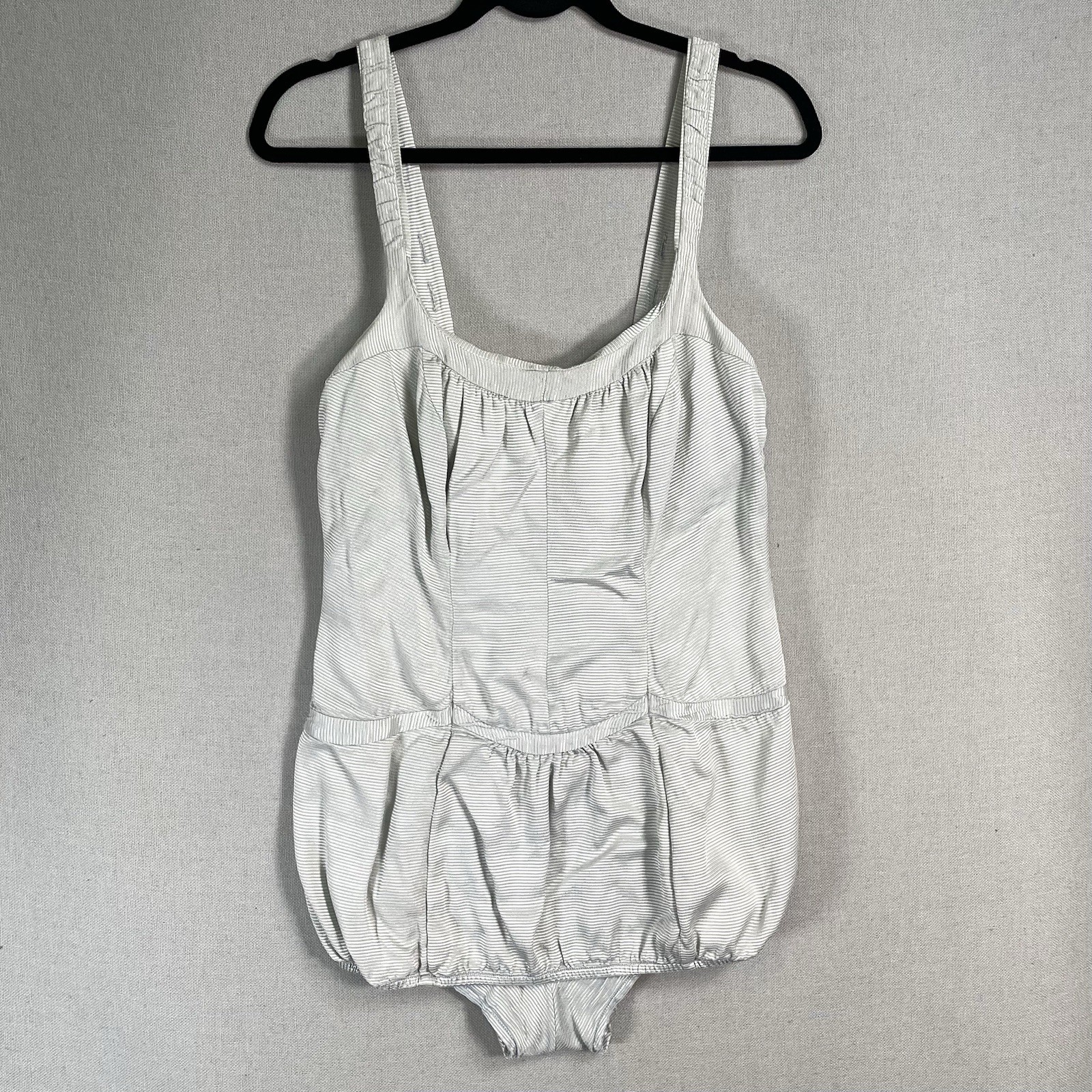 VINTAGE 50s Rose Marie Reid One Piece Swimsuit Bathing Suit Blue Silver Small