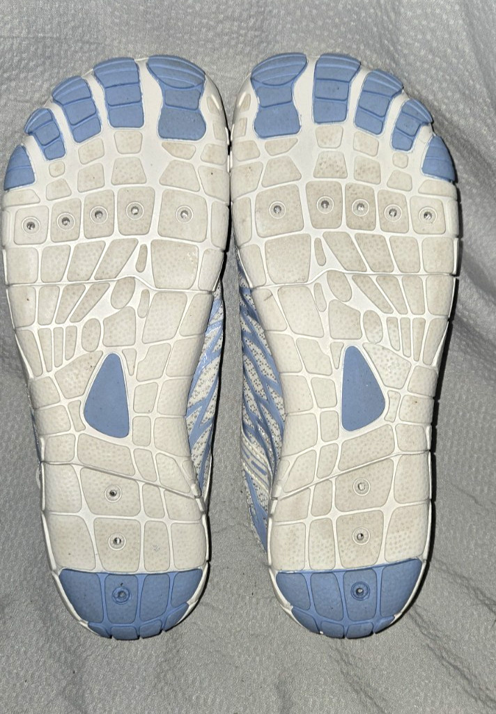 Hike Footwear HF Size 40 White Blue Flexible Barefoot Shoes unisex see chart