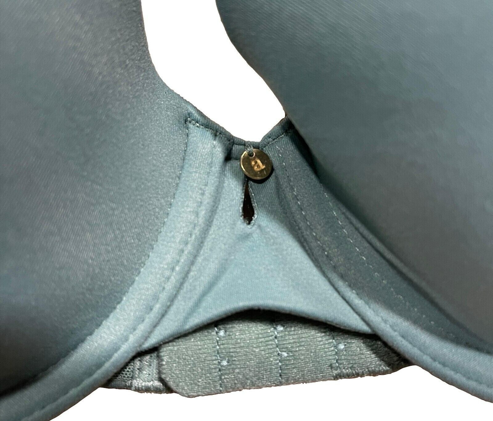 Women’s Lightly Lined Semi-Demi Bra – Moss Flash Green 34DDD