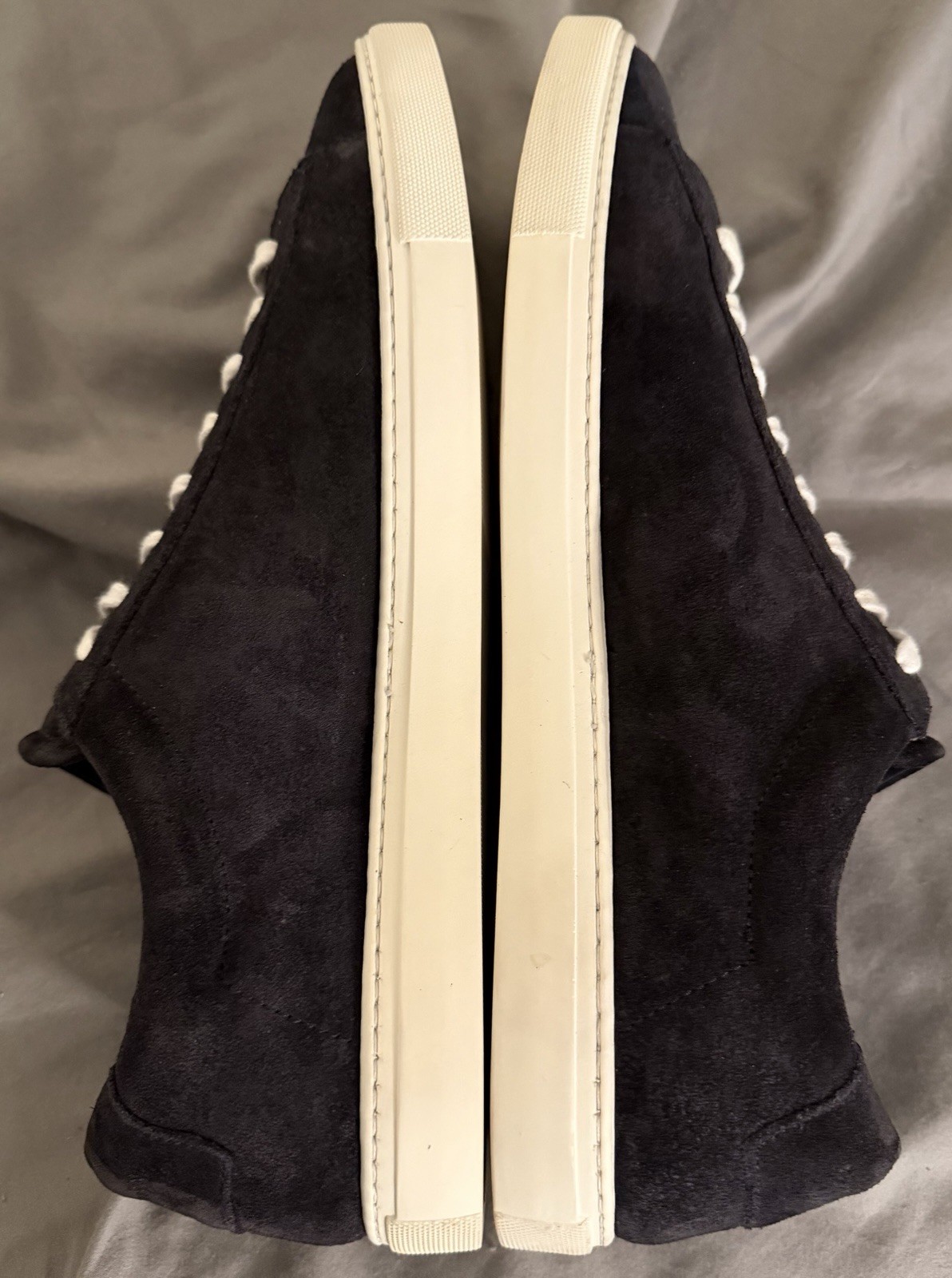 Oliver Cabell Low 1 ‘Navy Waxed’ Suede Sneakers Sz EU 45/ US 12 Made In Italy!