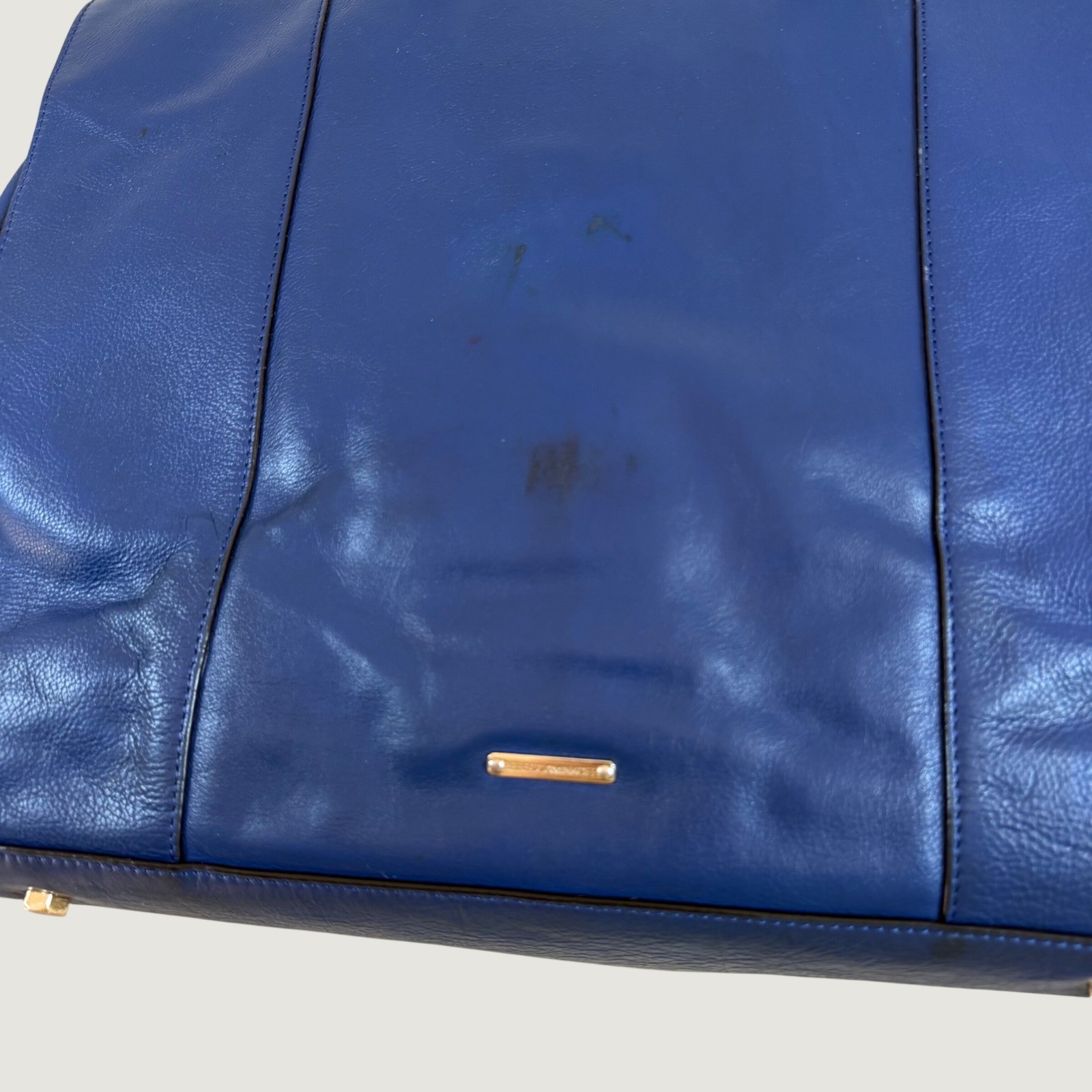 Rebecca Minkoff M.A.B. Morning After Bag Cobalt Blue Leather Large Tote