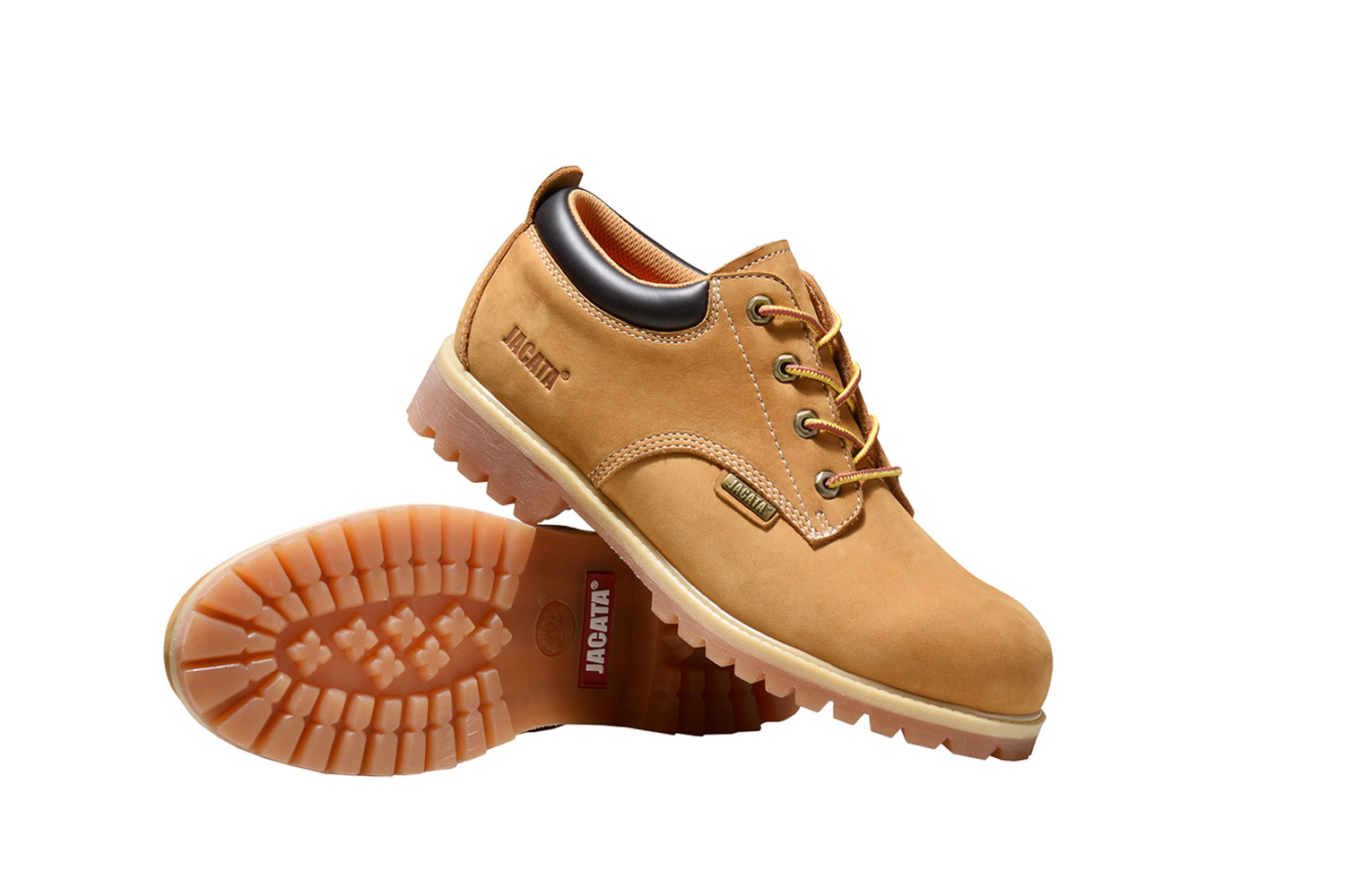 Men’s Low Cut Work Boots Short Genuine Leather Water Resistant Heavy Duty 8651