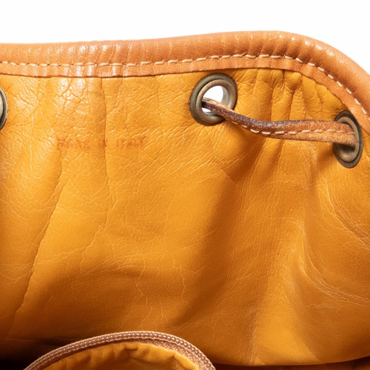 Celine Macadam Drawstring Shoulder Bag | PVC & Leather Crossbody | Dark Brown |