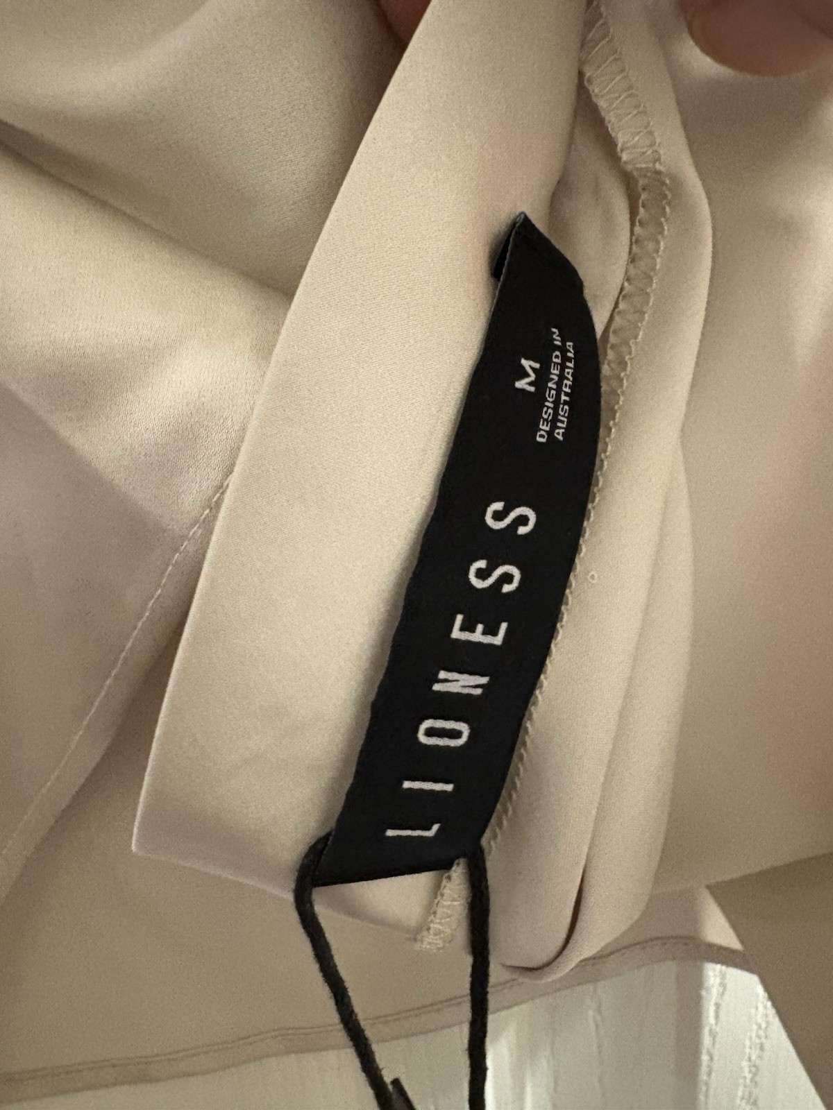 Lioness Roxy Halter Eggshell Top (Medium- BRAND NEW)