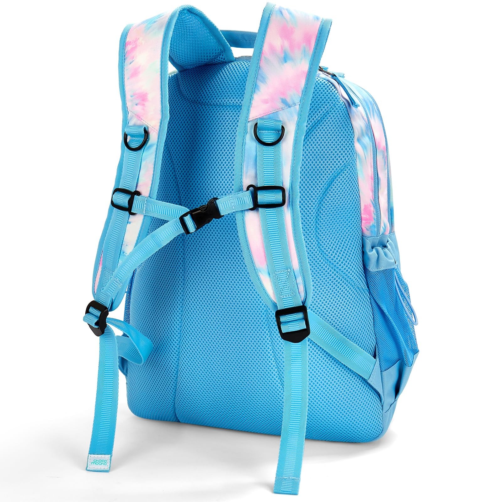 18 Inch Daisy Backpack Teen Girls Travel School Middle Large Bookbag Blue