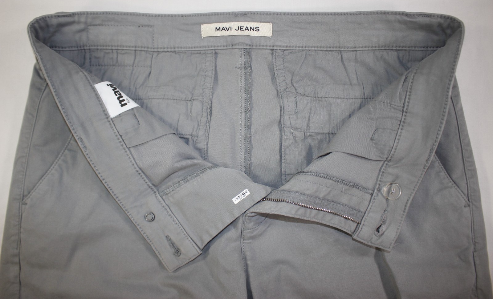 Mavi Jeans Shorts Men’s 35 Jacob Chino Stretch Longer Length 11″ in Inseam Gray