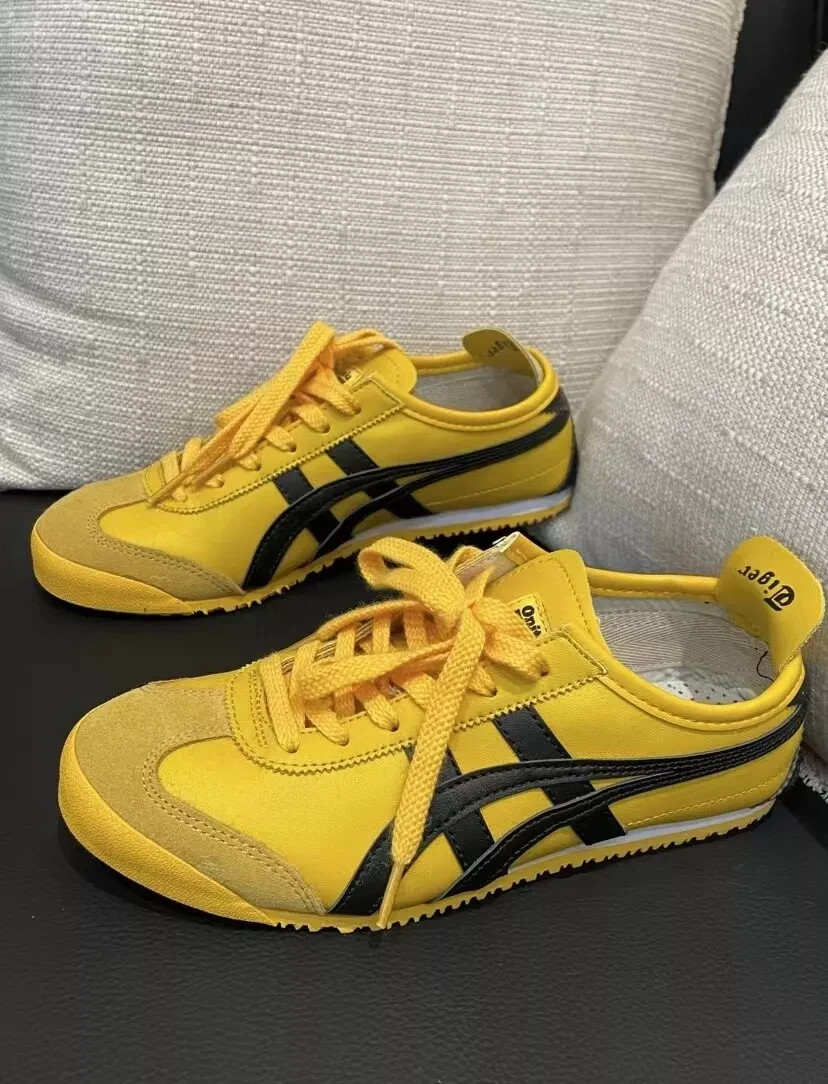 Authentic Onitsuka Tiger MEXICO 66 1183C102 751 YELLOW BLACK Sneakers Shoes