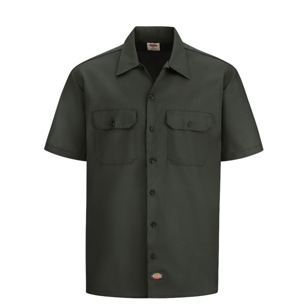 Dickies Men’s 1574 Short Sleeve Casual Original Fit Button Up Work Shirt