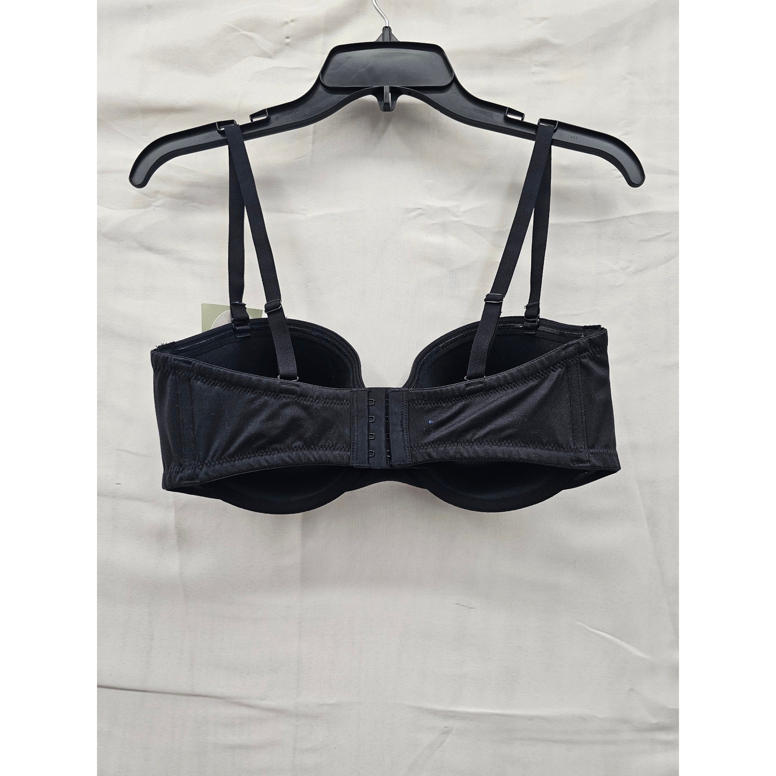 Bali One Smooth U Underwire Strapless Bra Black 34D DFB966 Multiway Straps NWT