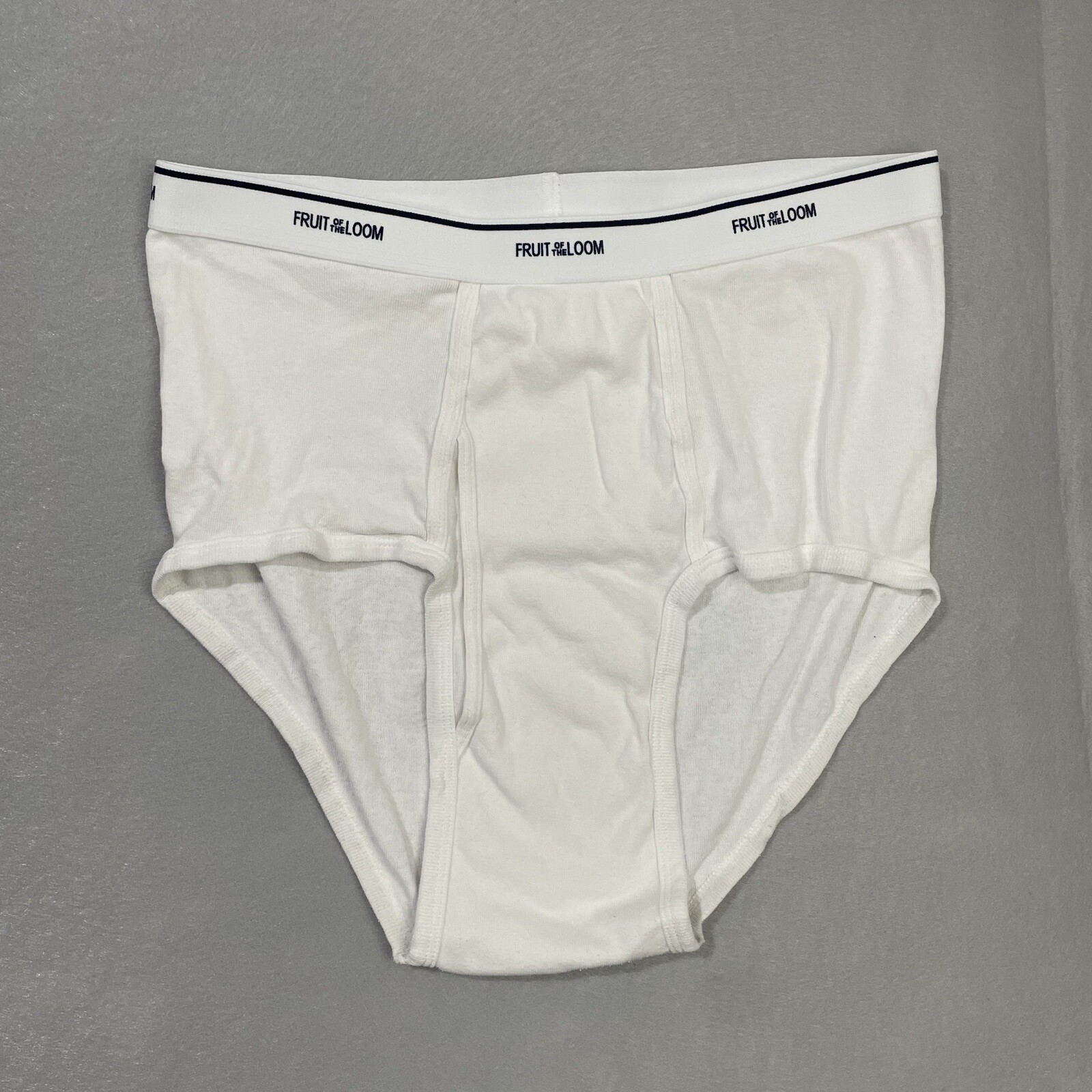 3-Pack • Fruit of the Loom Tag-Free Briefs Size 2XL • 44-46” Waist 100% Cotton