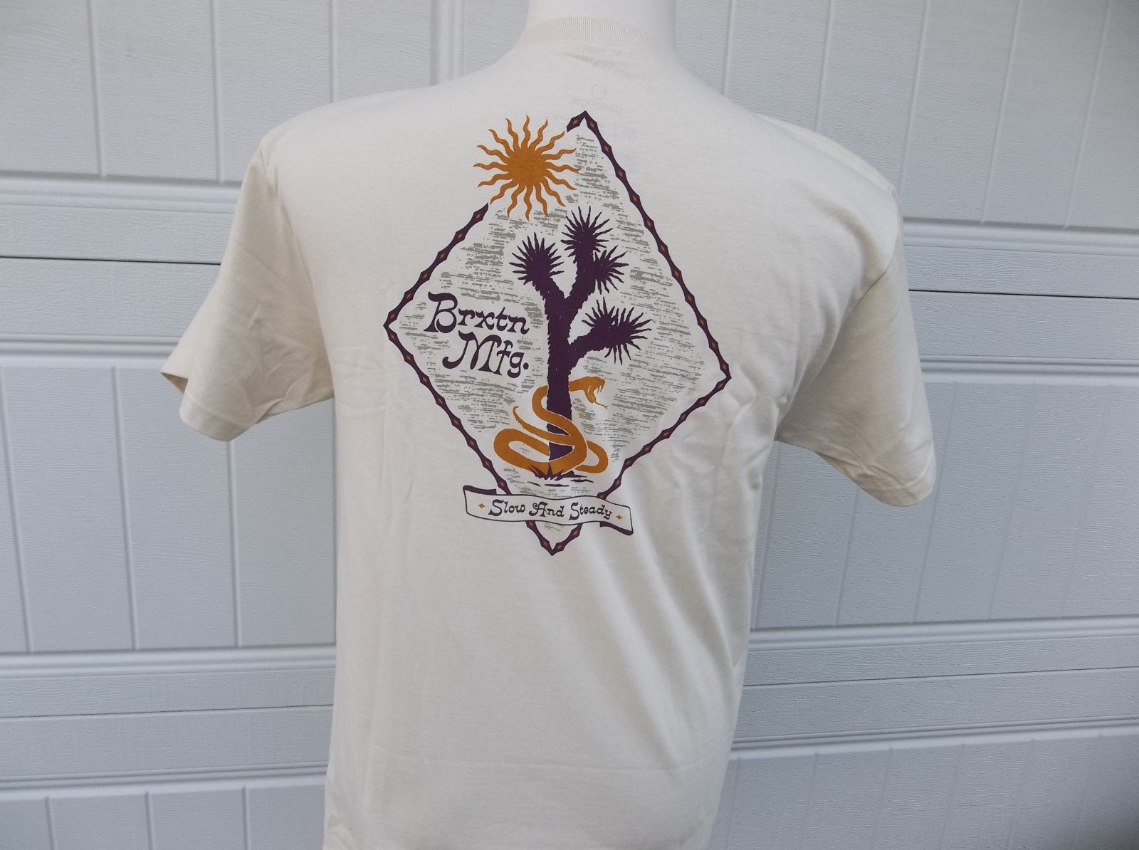 NWT MEN’S BRIXTON SLOW & STEADY T-SHIRT.MEDIUM.BRAND NEW FOR 2026.