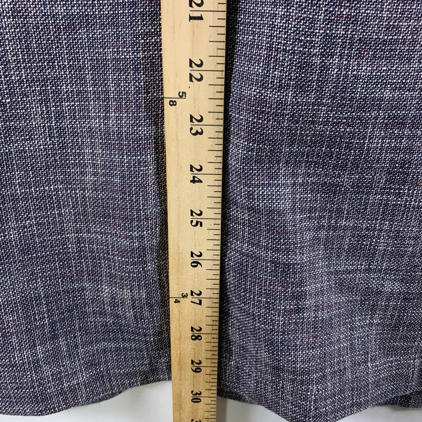 Mens Unstructured Hopsack Sport Coat 46R Summer Wool Linen Cotton Patch Pocket