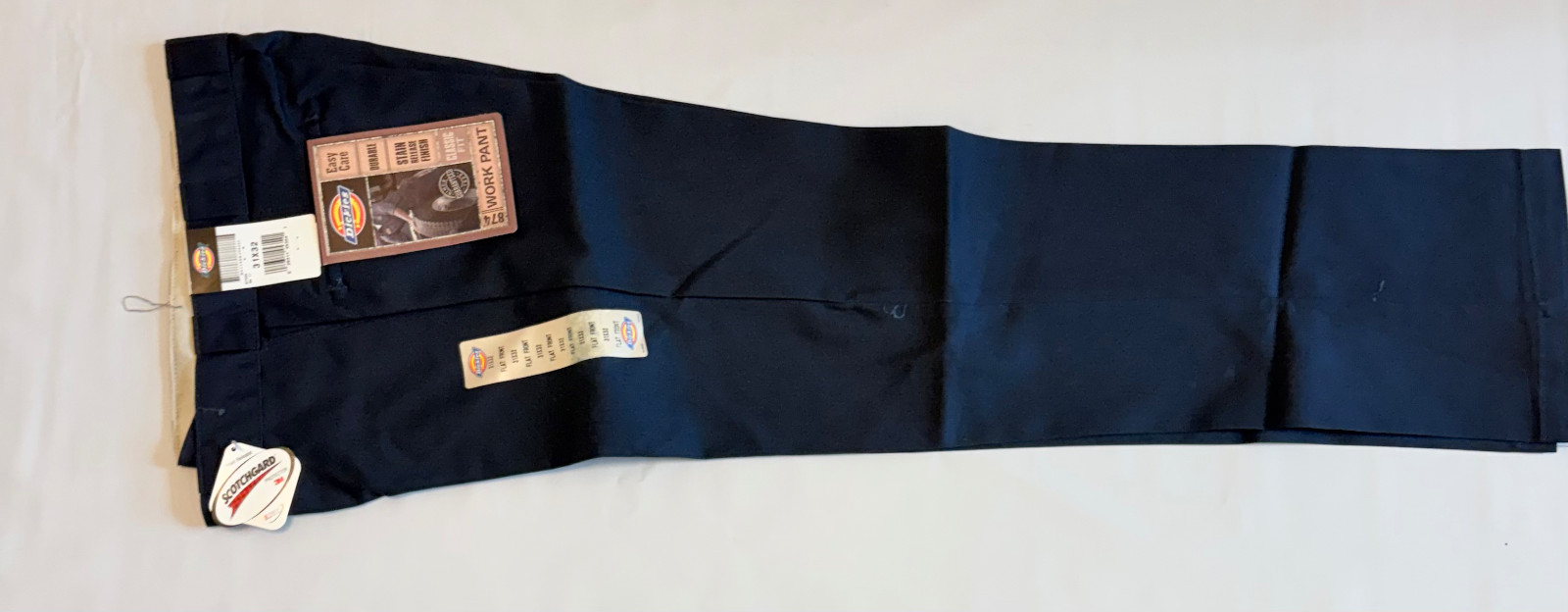 Dickies Blue flat front work pants