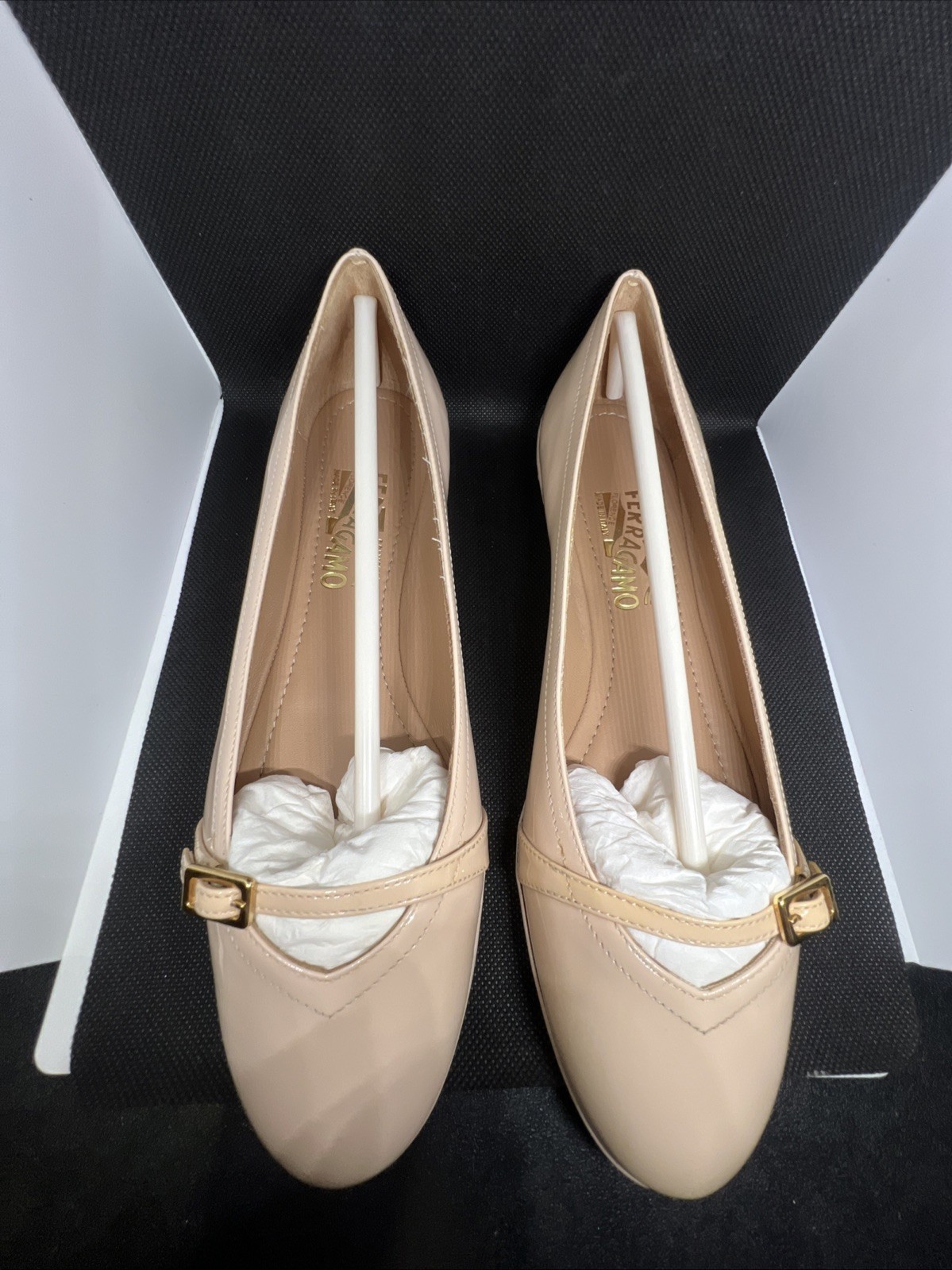 salvatore ferragamo Audrey 1cm flats Size 6