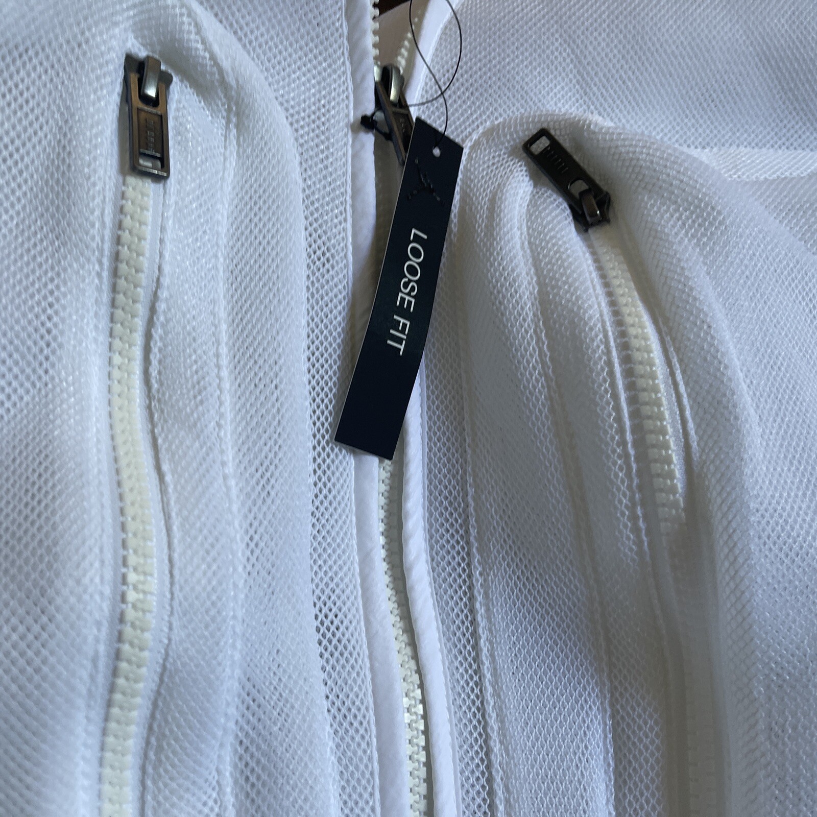 Nike Men’s Sz XL Jordan 23 Engineered Spacer Mesh White Vest Jacket CN4584-100