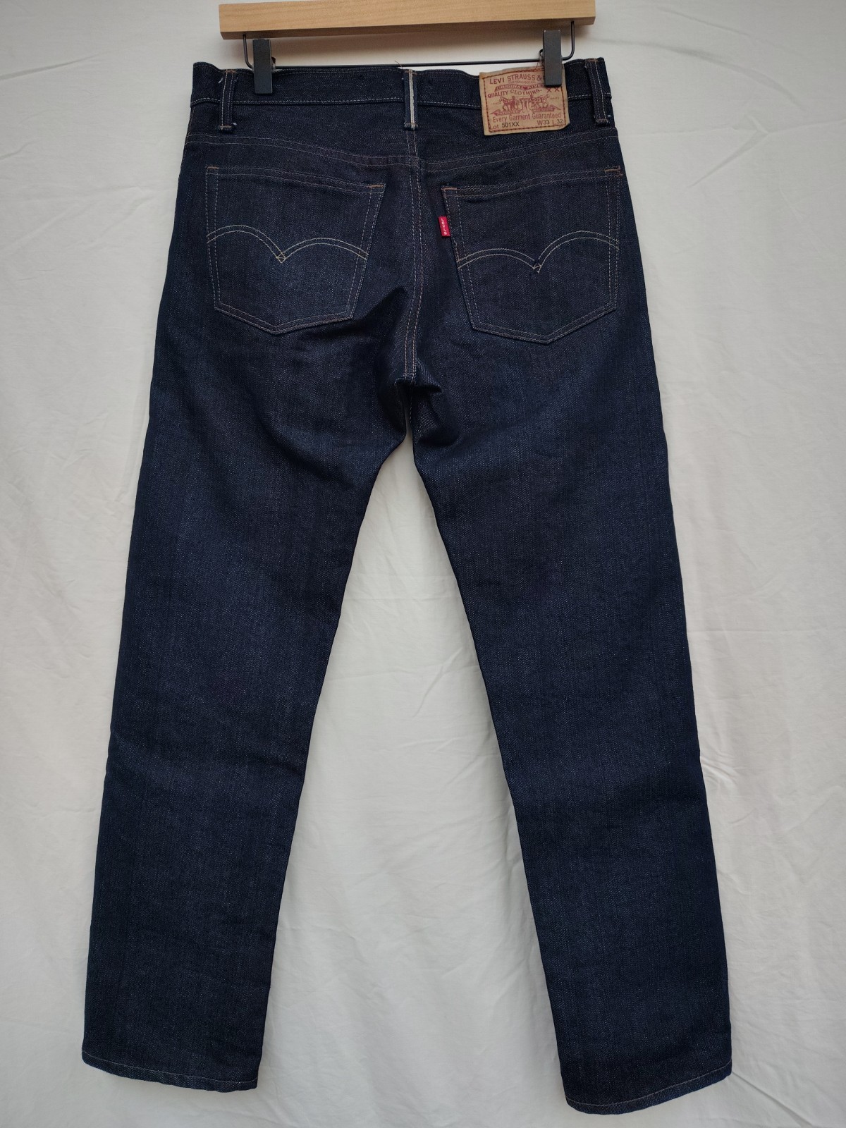 LEVIS 501xx RAW SELVEDGE Redlines DENIM Mens JEANS 32×30 Indonesia