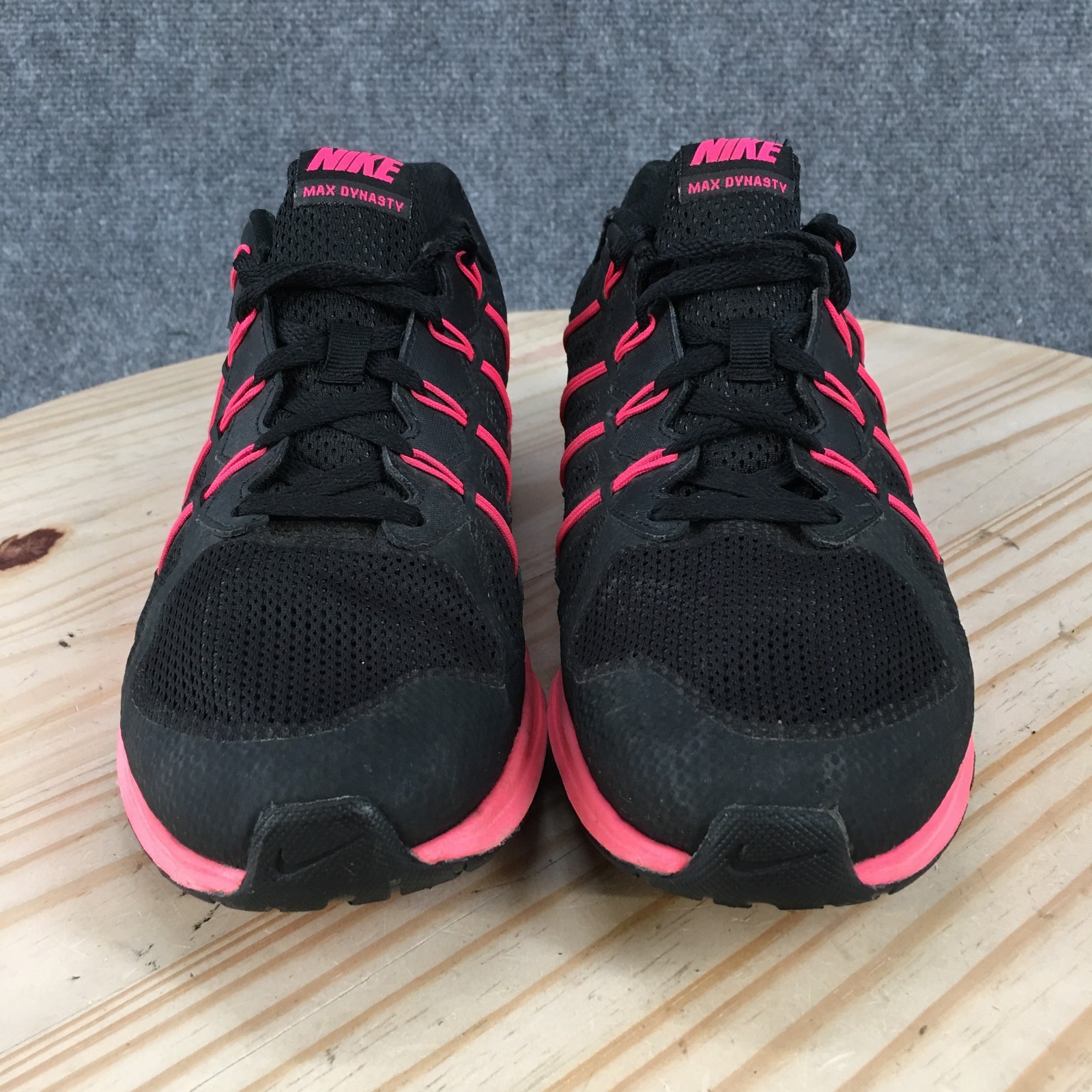 Nike Air Max Dynasty Running Shoes Womens 10 M Sneakers 816748-003 Black Pink