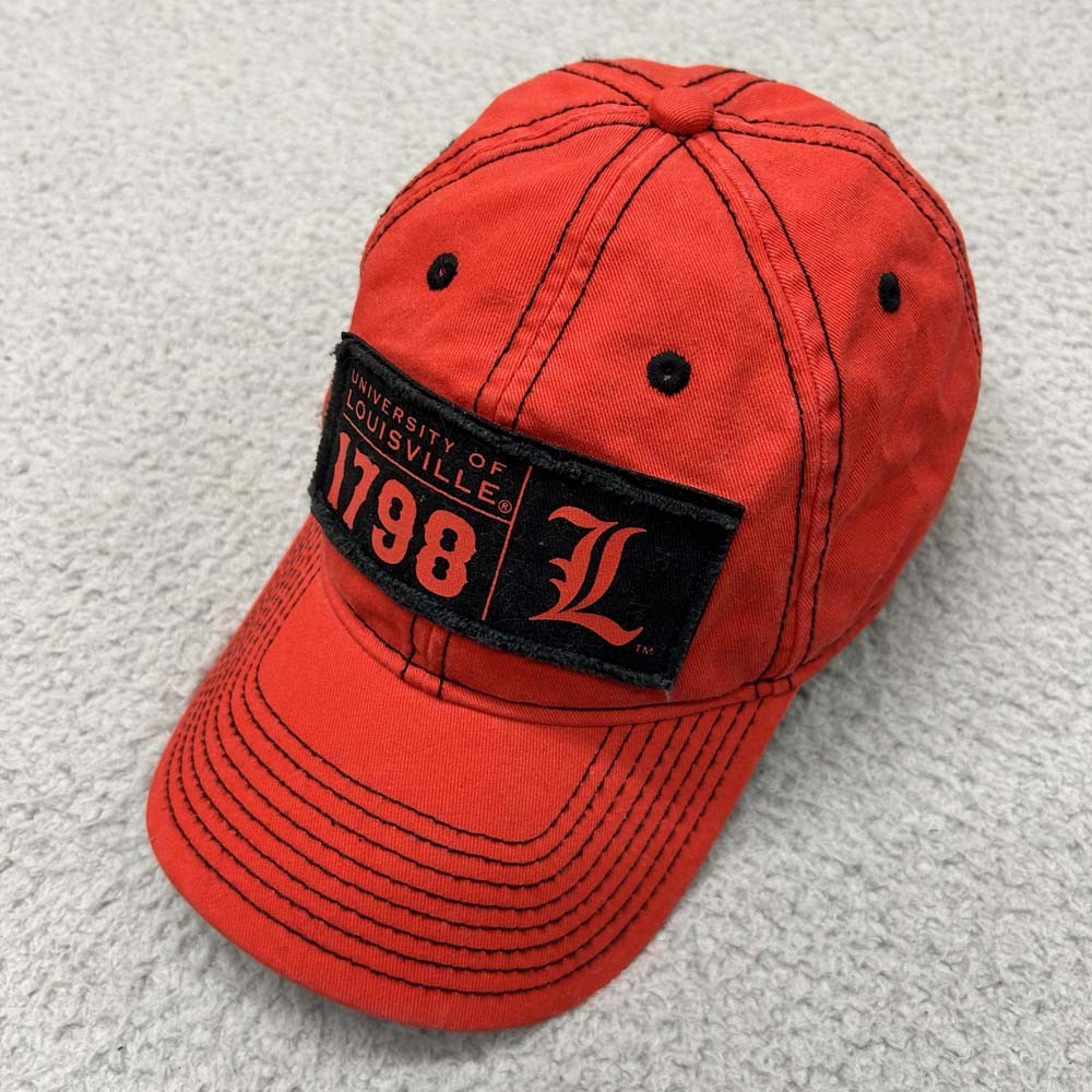 Louisville Cardinals Basketball Football Signatures Hat One Size Baseball Cap