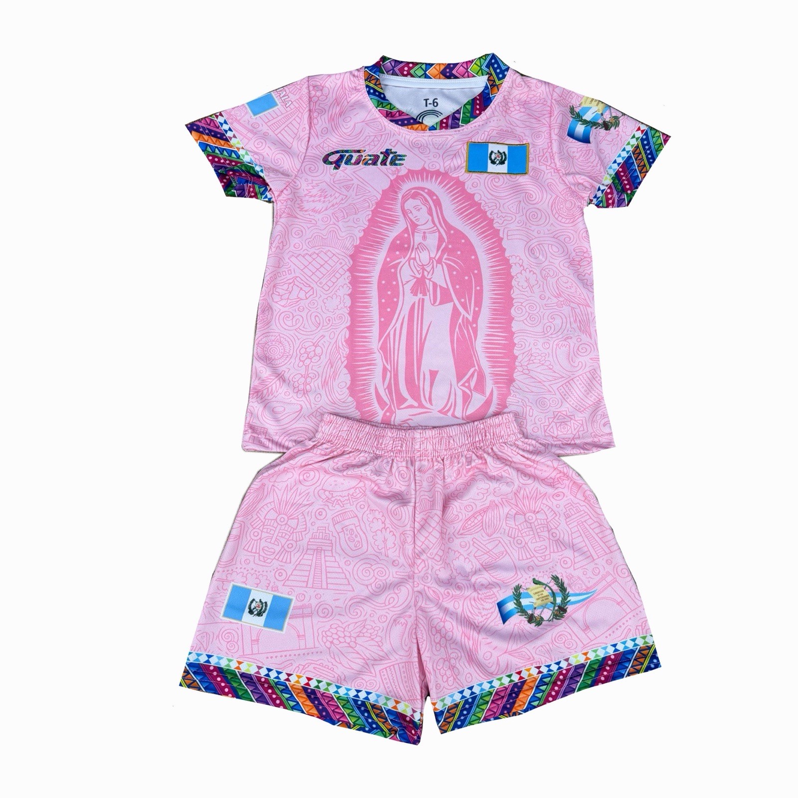 Guatemala Vigencita soccer Set for kids Pink color unisex