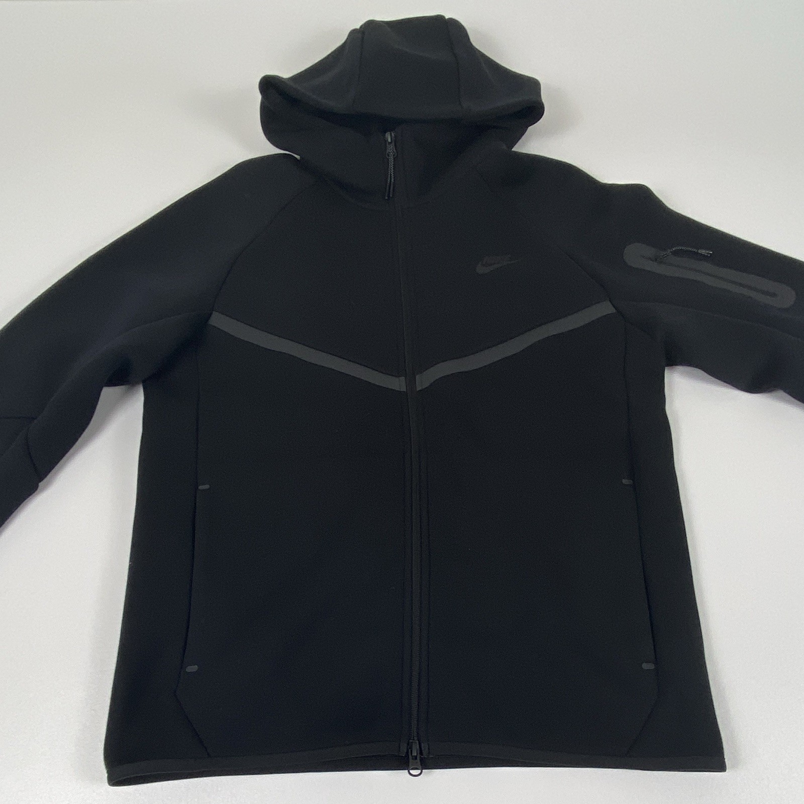 Nike Tech Fleece Men’s Full-Zip Hooded Jacket Fleece Black Size S