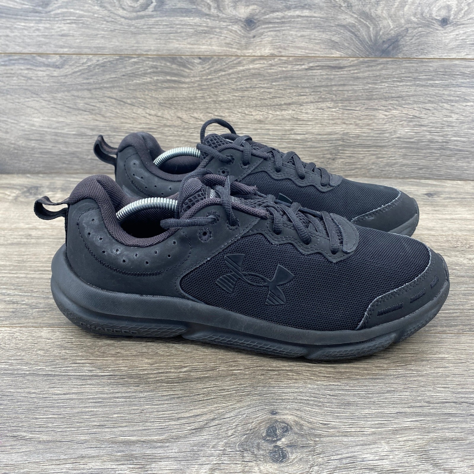 Under Armour Charged Assert 10 Mens 8.5 Running Shoes Black 3026175-004 Sneaker
