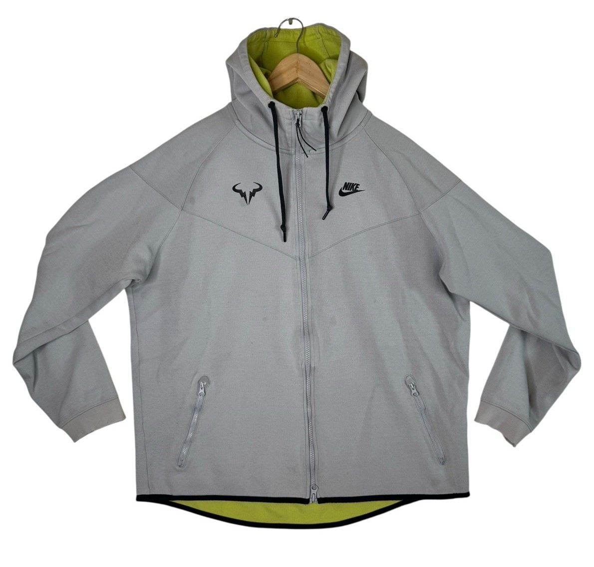 Nike Premier Rafa Hoodie Jacket Wolf Grey 644733-012 Men XL 2015 Australian Open