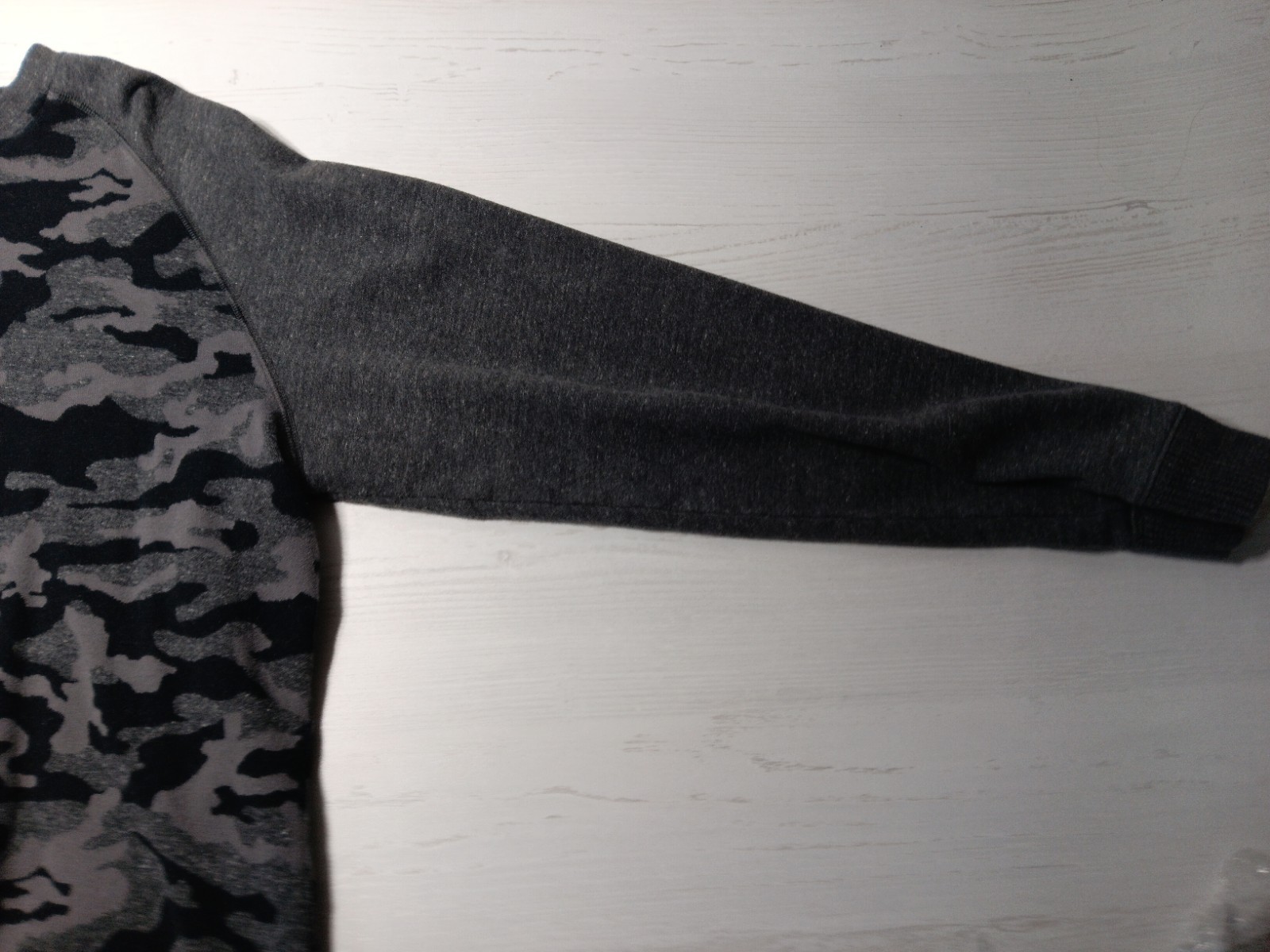 Large Gray Camo Knowledge Wisdom Truth Sweater Elbow Pads