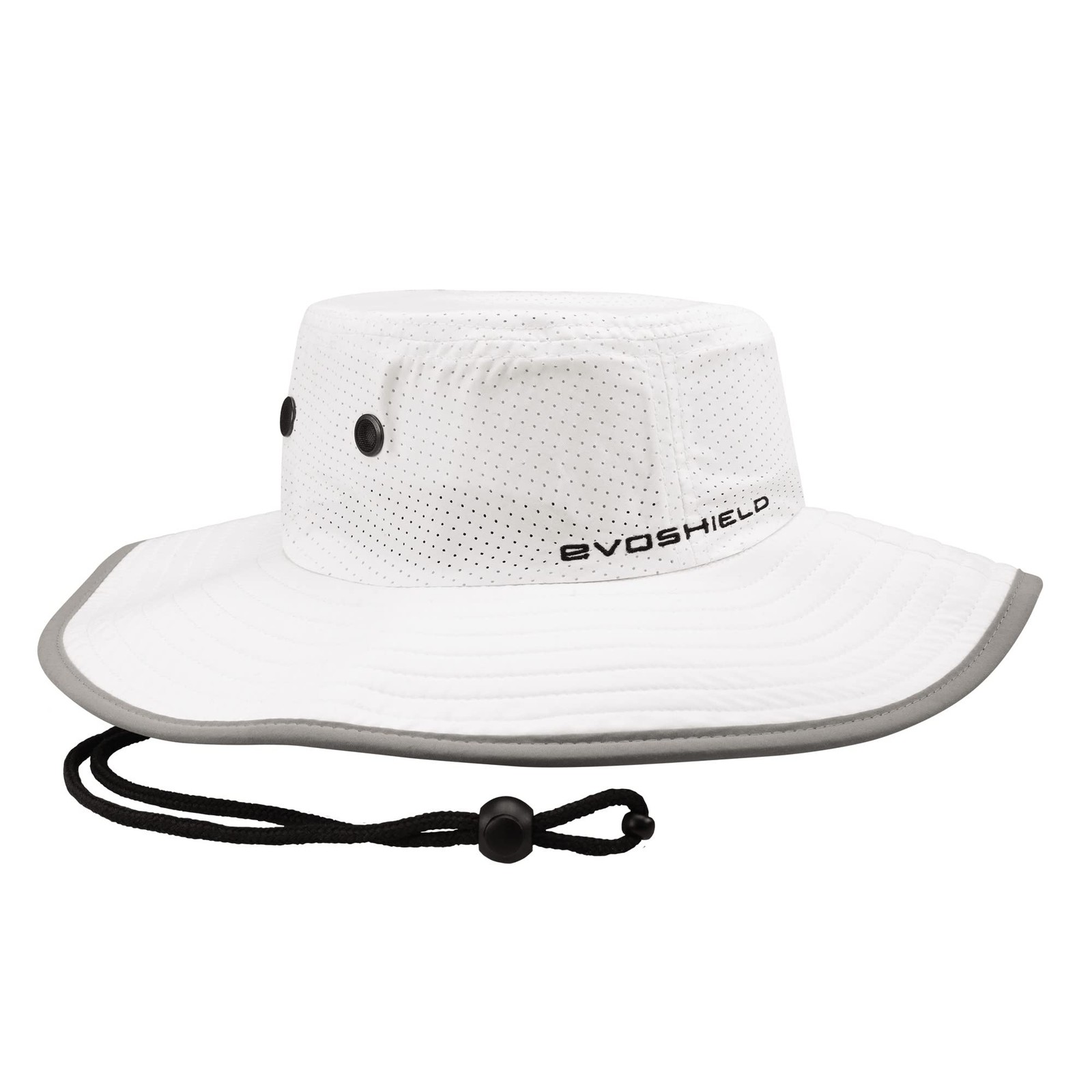 EvoShield Logo Bucket Hat, White, One Size Fits Most Size, White
