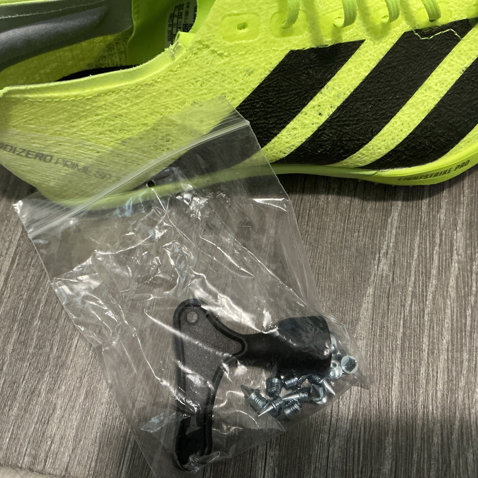 adidas Adizero Prime SP 3 Spikes Lucid Lemon IH5800 Men’s Size: 7.5 Women’s 8.5