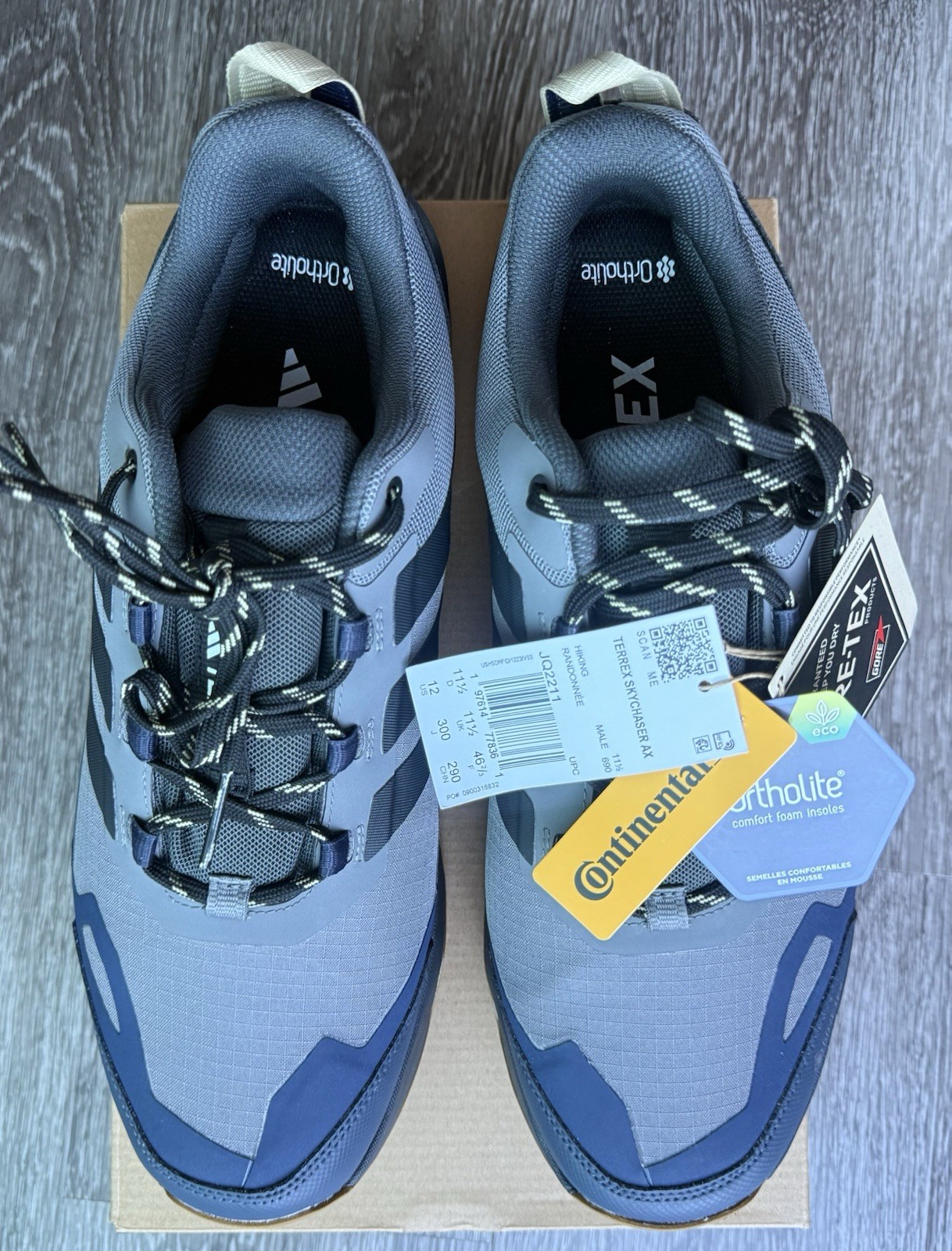 adidas TERREX Skychaser AX5 GTX Gore-Tex Men’s Hiking Shoes US 12 JQ2211