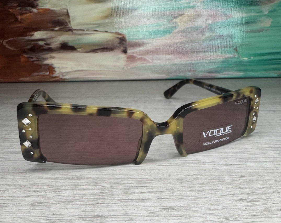 Vogue x Gigi Hadid VO5280-SB Tortoise Rectangular Sunglasses Brown Lens 57-14