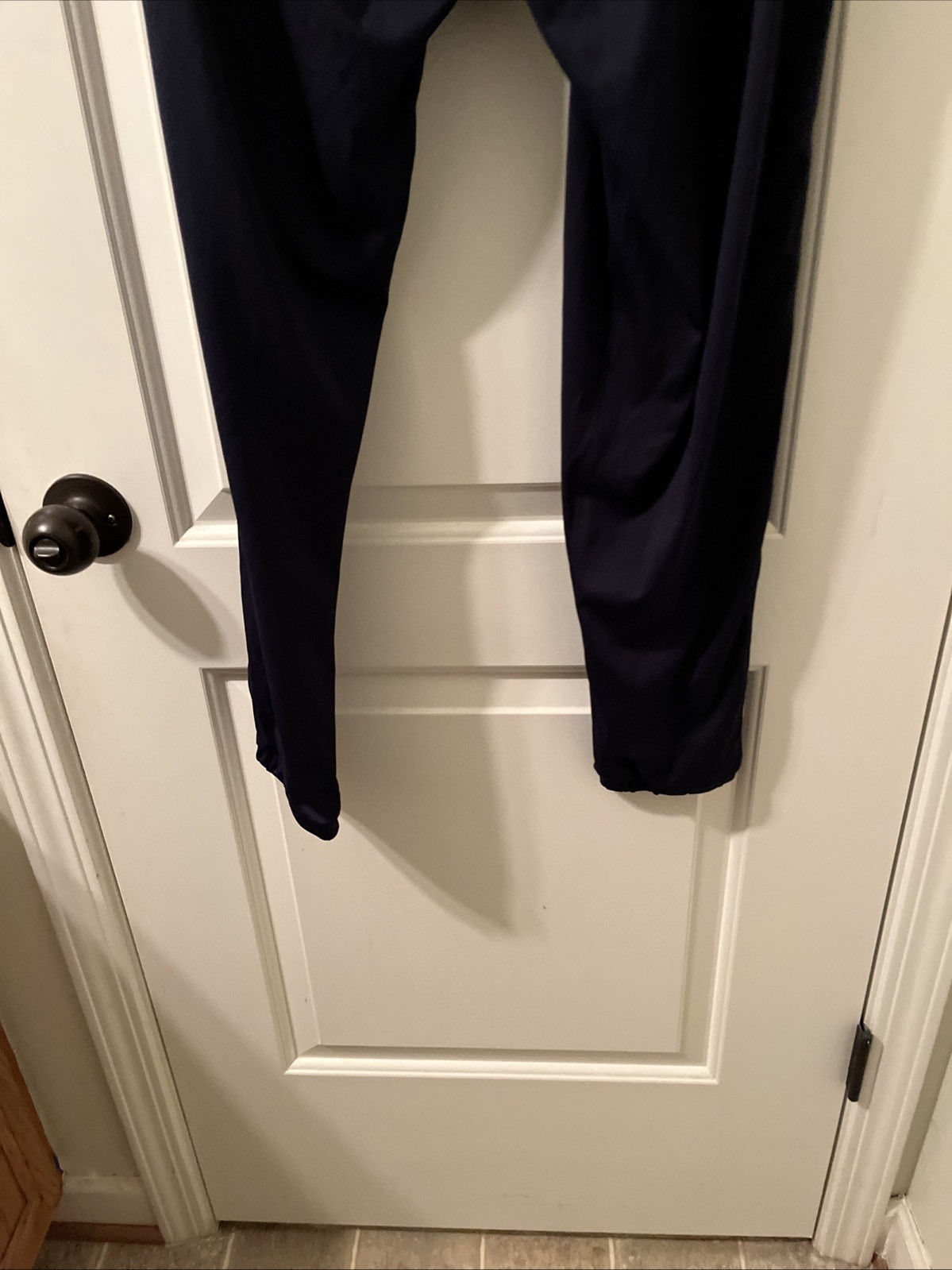 Men’s Active Jogger Pants Pockets Elastic Waistband Lightweight Blue Size M