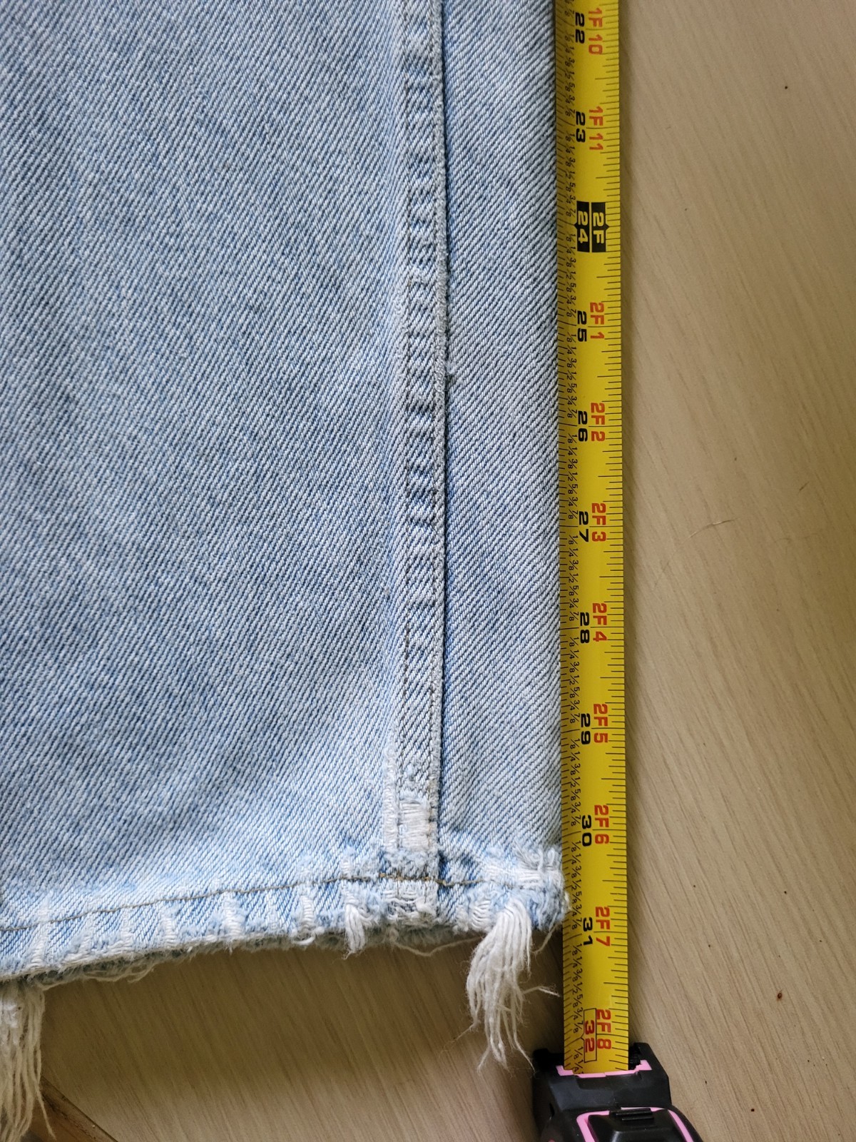 Lee Light Wash Blue Denim Straight Jeans Regular Fit 5-Pocket Button