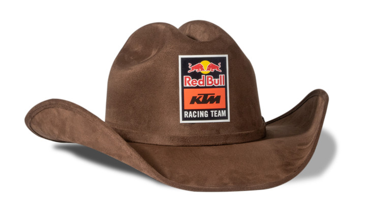 NEW! KTM REDBULL COWBOY HAT – SUEDE BROWN – SMALL/MEDIUM – 54CM-57CM
