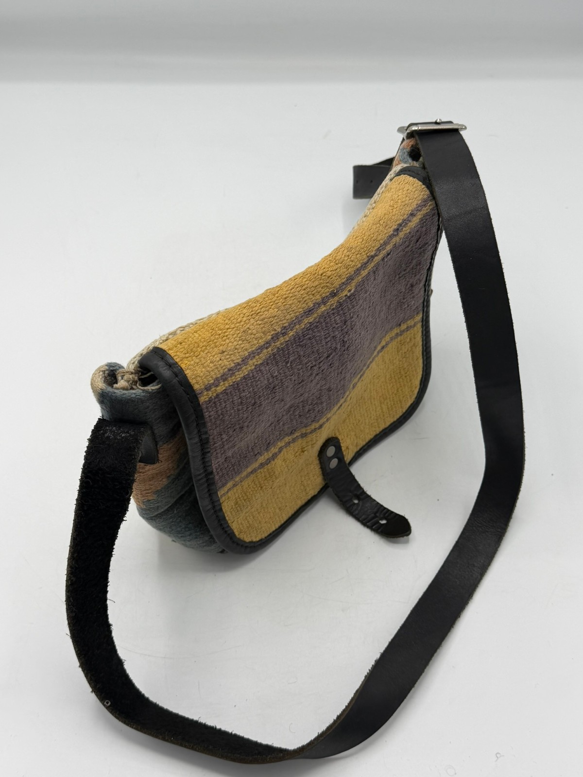 Will Leather Goods rug pattern Messenger Bag Native American