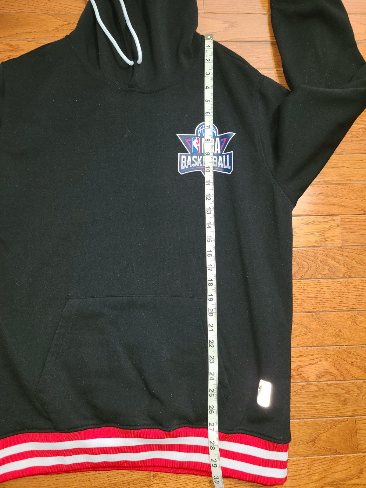 NBA Hoodie men’s Basketball Sweatshirt Black Large Pullover