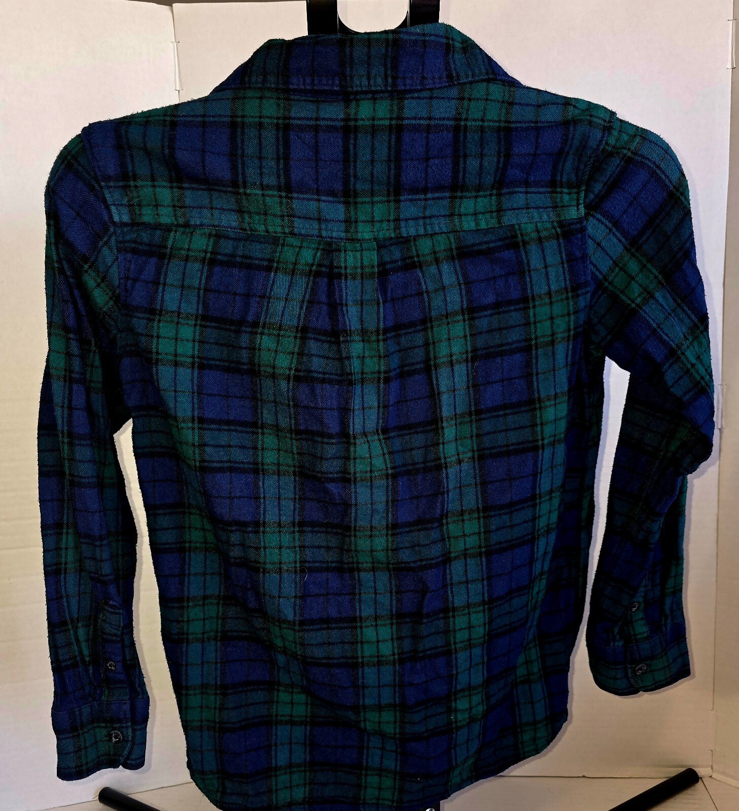 Lot of 2 boys flannel shirts sz Lg (10/12)