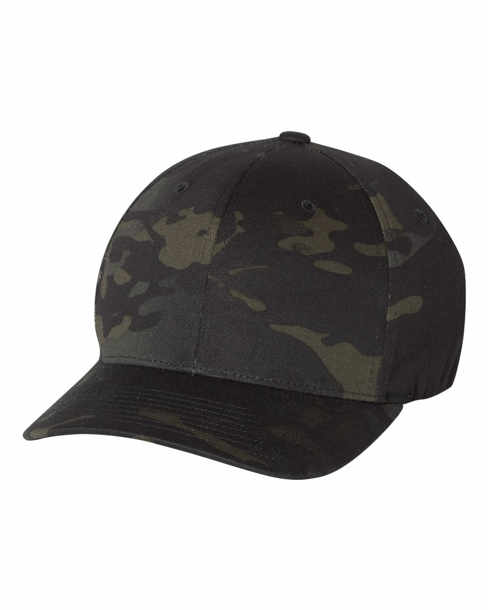 Flexfit Structured Twill Fitted Cap Baseball Hat Mid Profile Hat – 6277