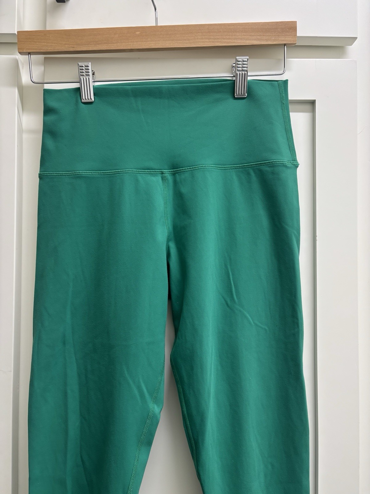 SET Active Green Leggings Size M High Rise Athletic Workout Activewear